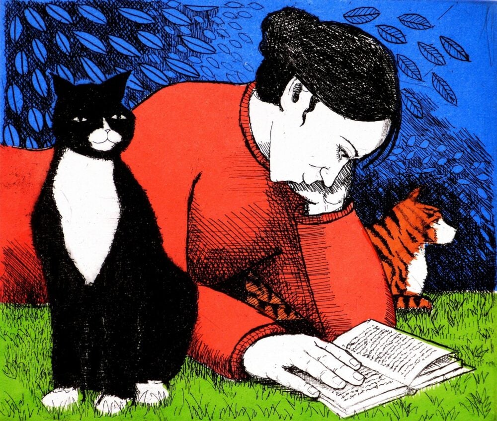 'Reading with Cats'