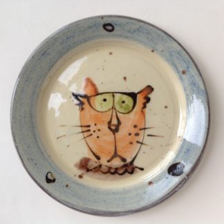 ‘Cat’ Earthenware Side plate