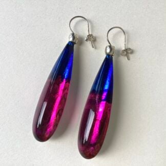 ‘Long Slim Drops’ in Pink Blue