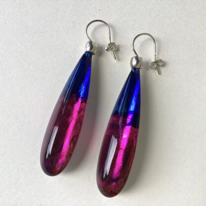 ‘Long Slim Drops’ in Pink Blue