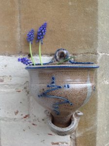 ‘Salt Glaze Wall Planter’