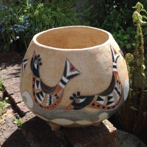 'Birds Swimming' Garden Planter 