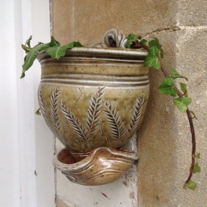 ‘Salt Glaze Wall Planter’