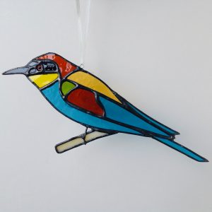 Bee-Eater in Stained Glass