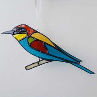 Bee-Eater in Stained Glass
