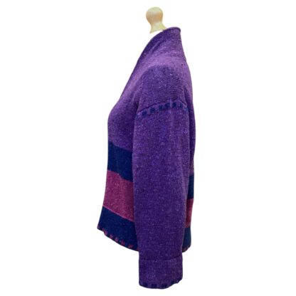 Mosaic Jacket in Grape