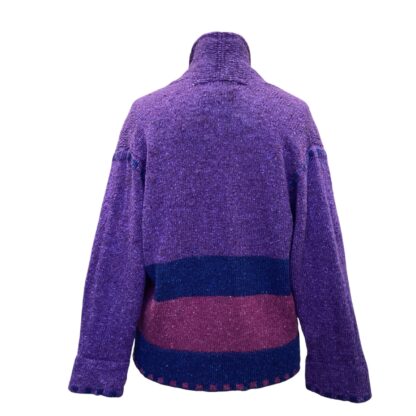 Mosaic Jacket in Grape
