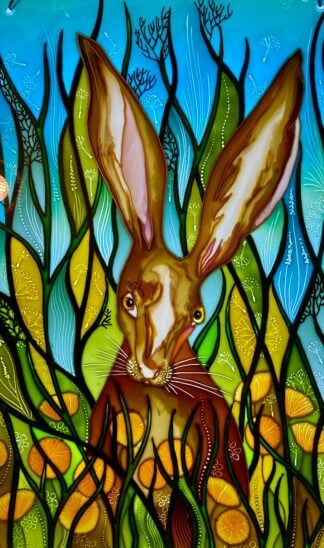 'Hare Among the Dandelions'