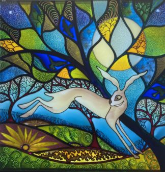 'Running Hare and Moon'