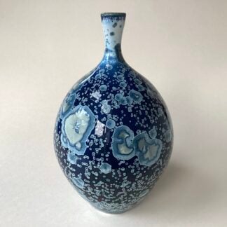 'Flared Neck Blue Bottle'