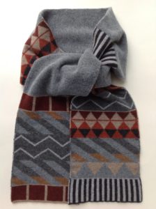 ‘Liberty’ Lambswool Scarf in Travertine