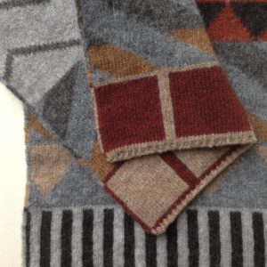 ‘Liberty’ Lambswool Scarf in Travertine