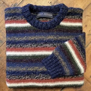 ‘Winter' Multi Striped Wool Sweater