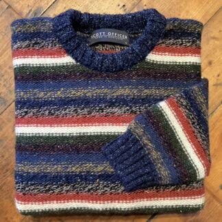 ‘Winter' Multi Striped Wool Sweater