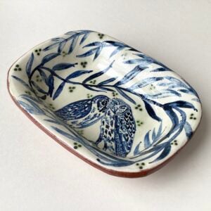 ‘Owl Pair’ Rectangular Dish