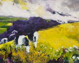 ‘Grazing on Lyth Hill, Shropshire’
