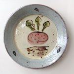 ‘Beetroot' Earthenware Lunch Plate