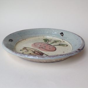 ‘Beetroot' Earthenware Lunch Plate