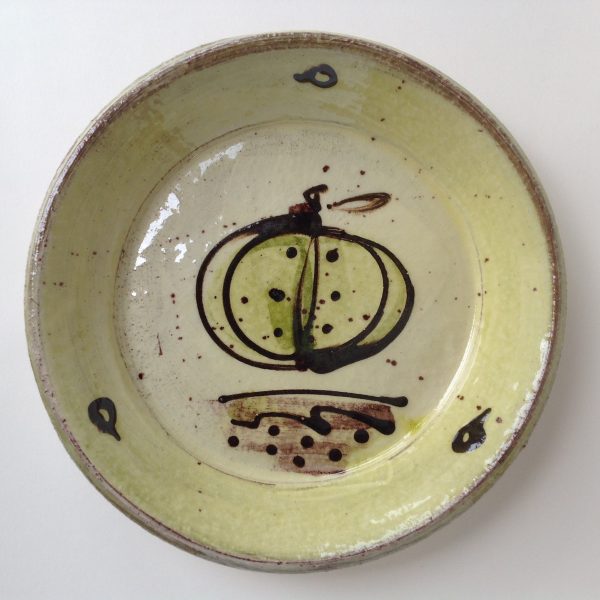 ‘Pumpkin’ Earthenware Lunch Plate