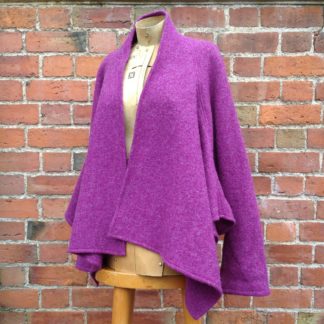 Felted Wool Tokyo Jacket in Purple