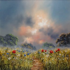 ‘Dusk over Wildflower Meadow’