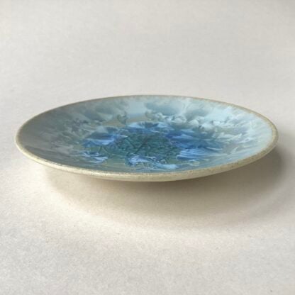 'Sea Green' Crystalline Glazed Dish