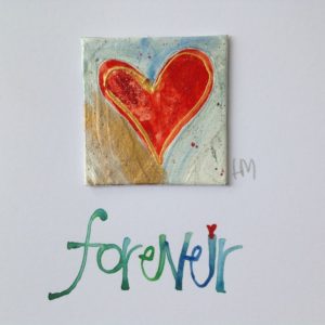 ‘Forever’ Handmade Valentine's Card