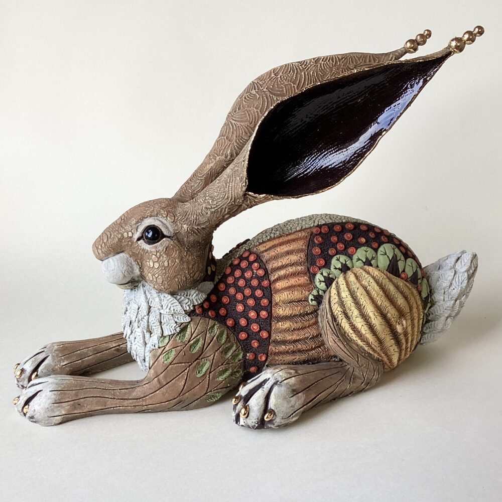 ‘Large Crouching Landscape Hare’