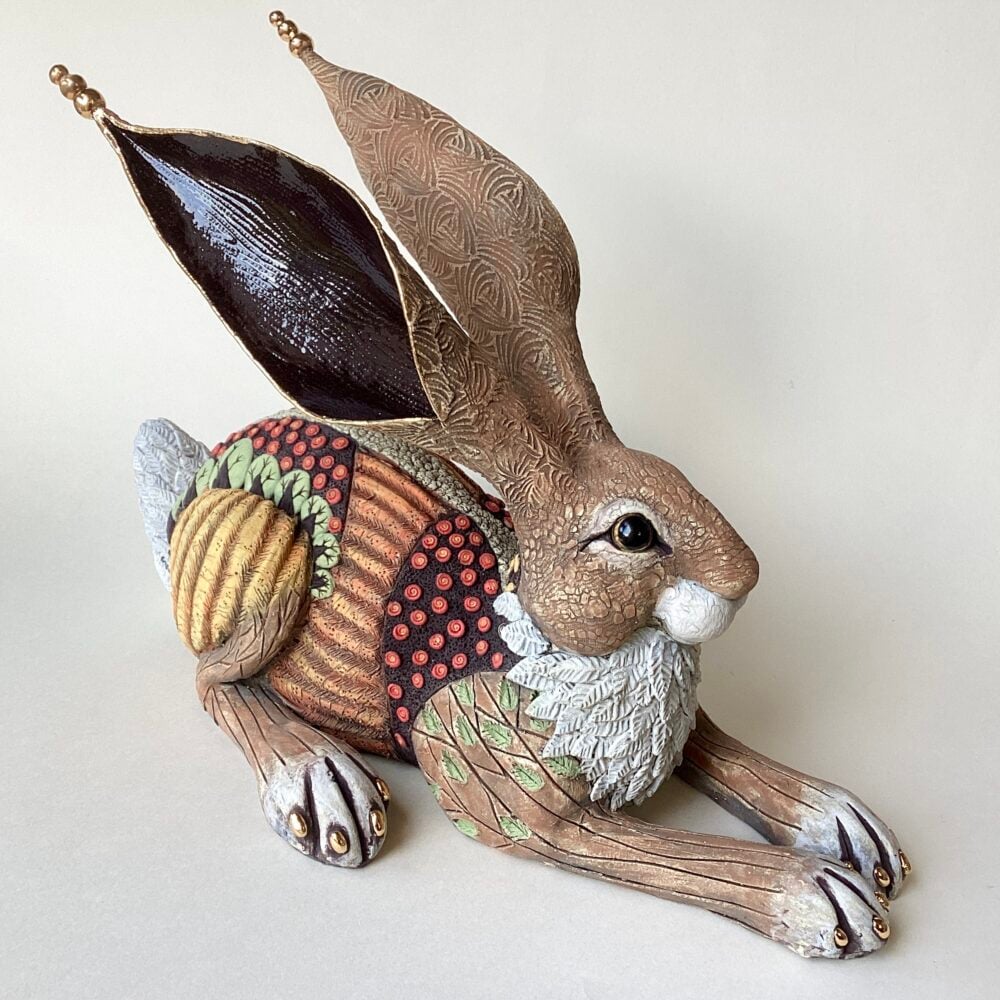 ‘Large Crouching Landscape Hare’
