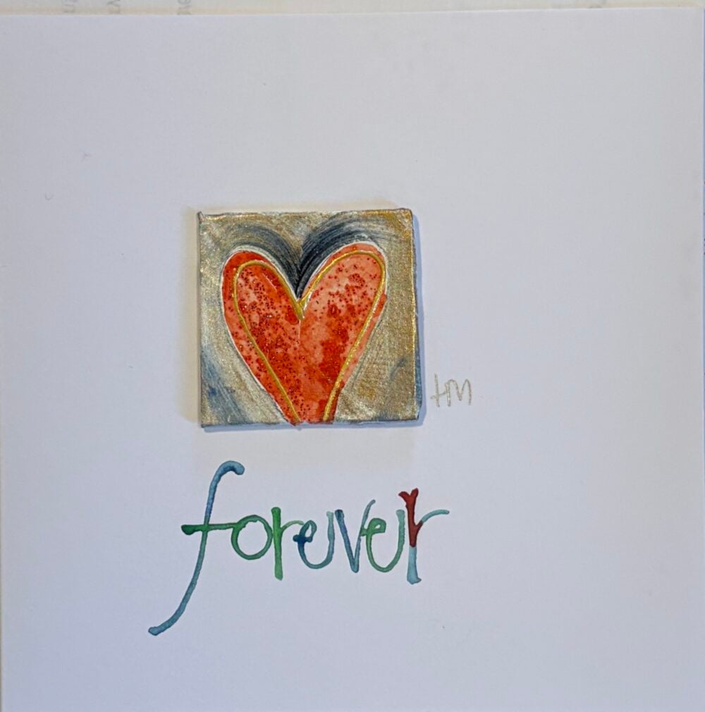 ‘Forever’ Handmade Valentine's Card