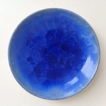 Crystalline Glazed Small Dish Blue