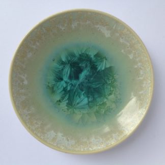 Crystalline Glazed Small Dish Greens