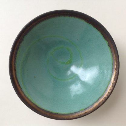 Medium Green & Bronze Bowl