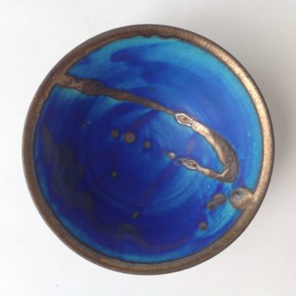 Small Stoneware Copper Oxide Dish