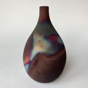 Small Raku Fired Bottle