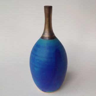 Blue Copper Oxide Bottle