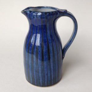 Blue Harlequin Milk Jug