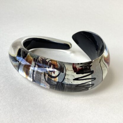‘Oval Open’ Acrylic Bangle