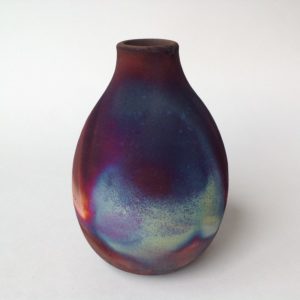 Small Raku Fired Bottle