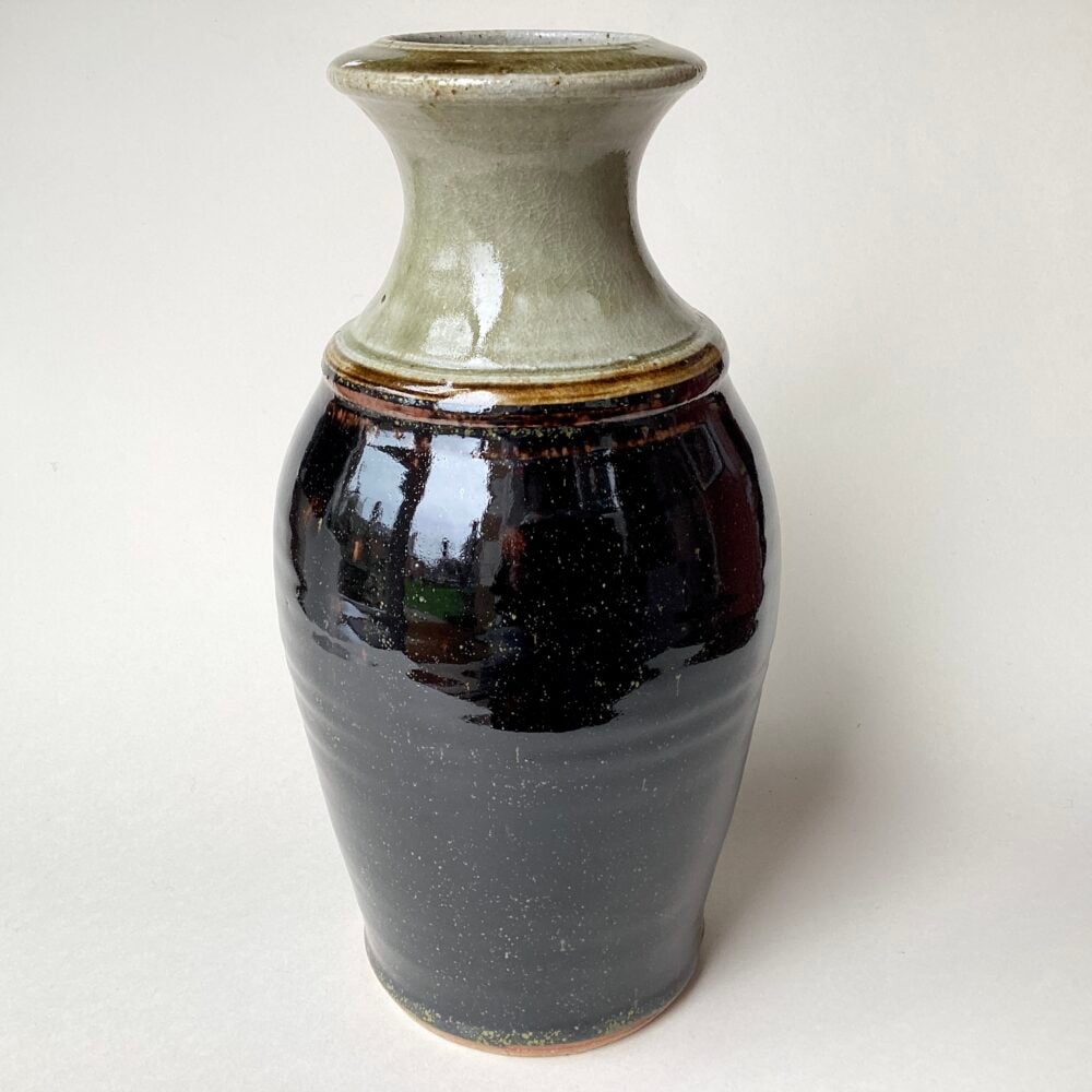‘Bottle Vase’ Tenmoku Glaze