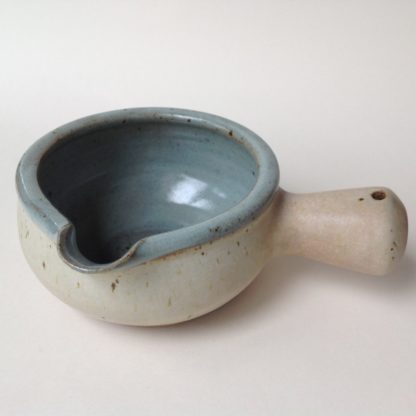 Stoneware Sauce Bowl with Handle