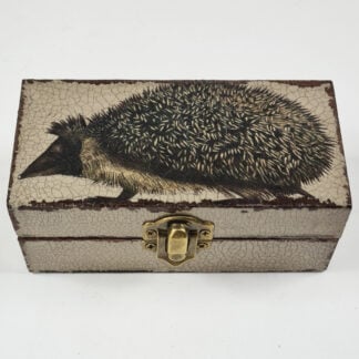 'Hedgehog' Small Decoupage Box
