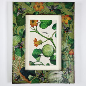 'Squashes and Bees' Decoupage Frame