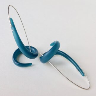 ‘Twirl’ Earrings in Ocean