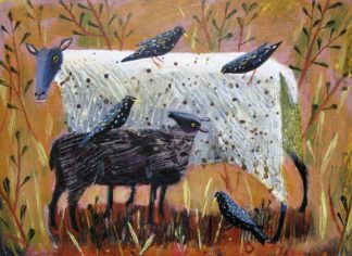 'Black Lamb and Starlings'