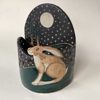 'Hare Tea Light Holder'