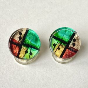 ‘Small Disc Clip Earrings’