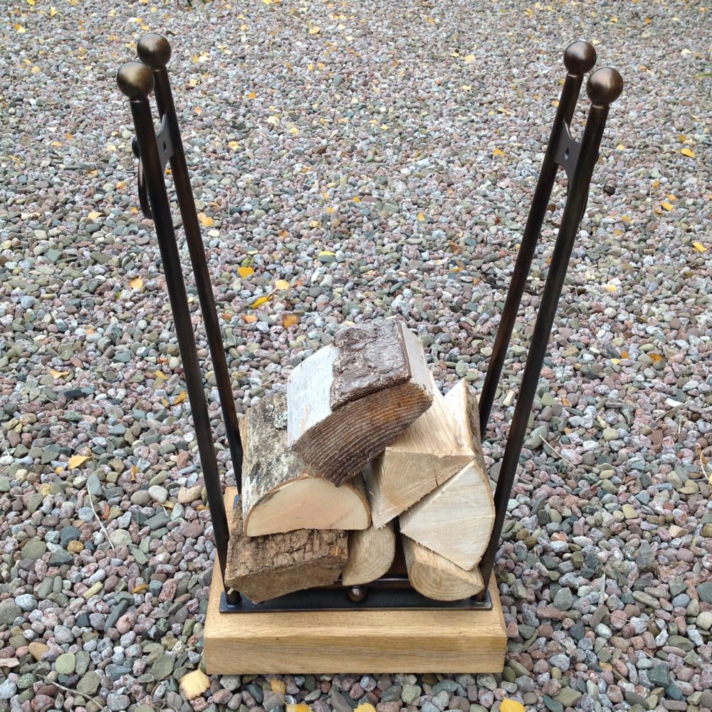 'Log Rack on Oak' Old Chapel Gallery