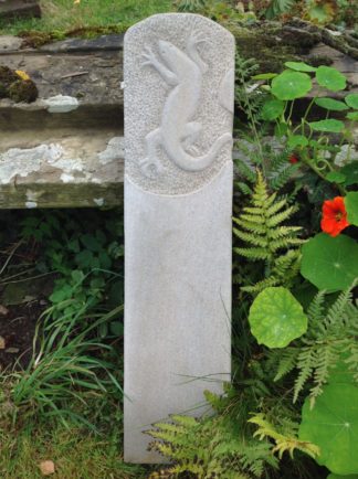 'Lizard' Carved Stone