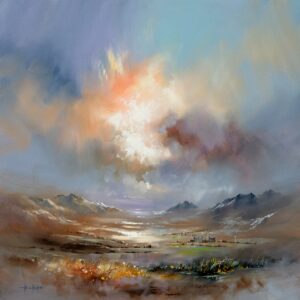 ‘Sunburst Over the Hills’